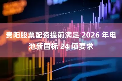 贵阳股票配资提前满足 2026 年电池新国标 24 项要求